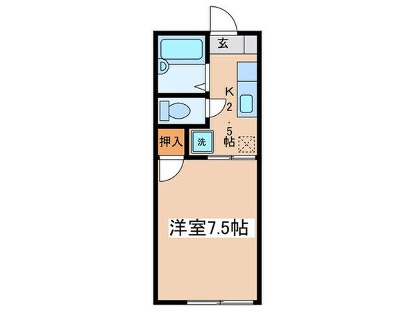 グリ－ンウッドの物件間取画像